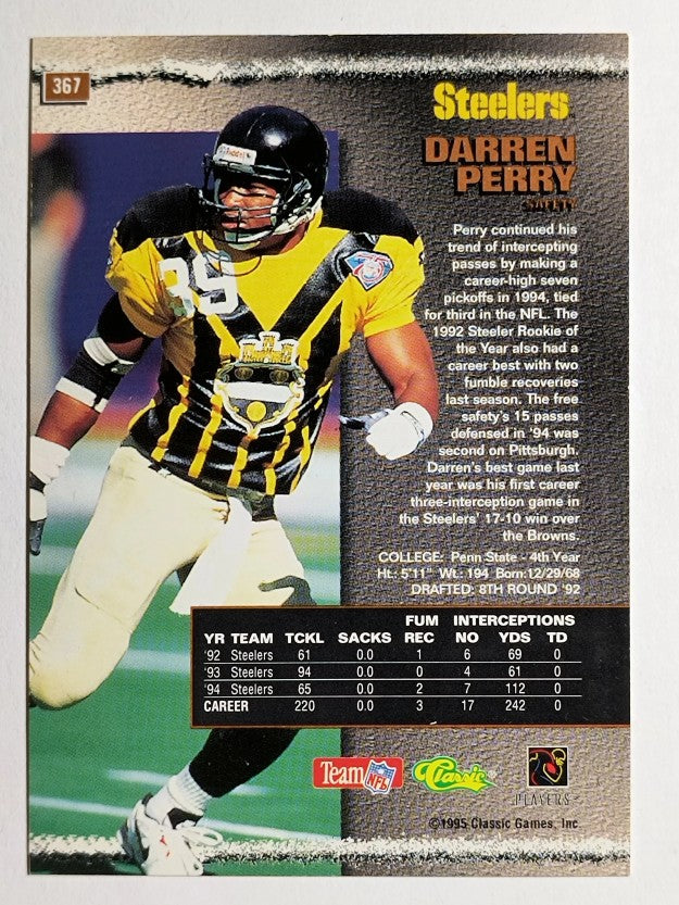 1995 Pro Line Silver #367 Michael Dean Perry