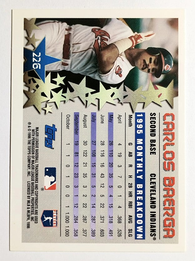 1996 Topps #226 Carlos Baerga STP