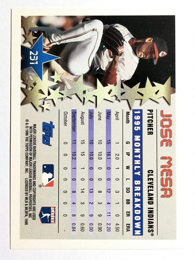 1996 Topps #231 Jose Mesa STP