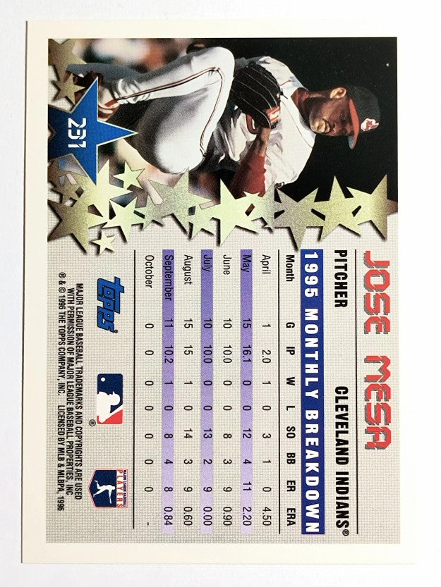 1996 Topps #231 Jose Mesa STP