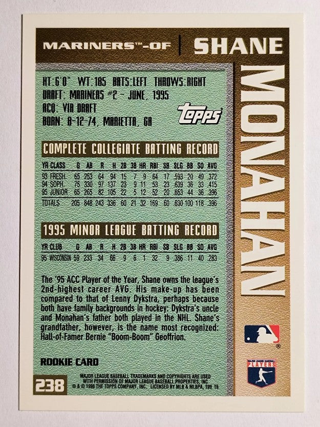 1996 Topps #238 Shane Monahan RC