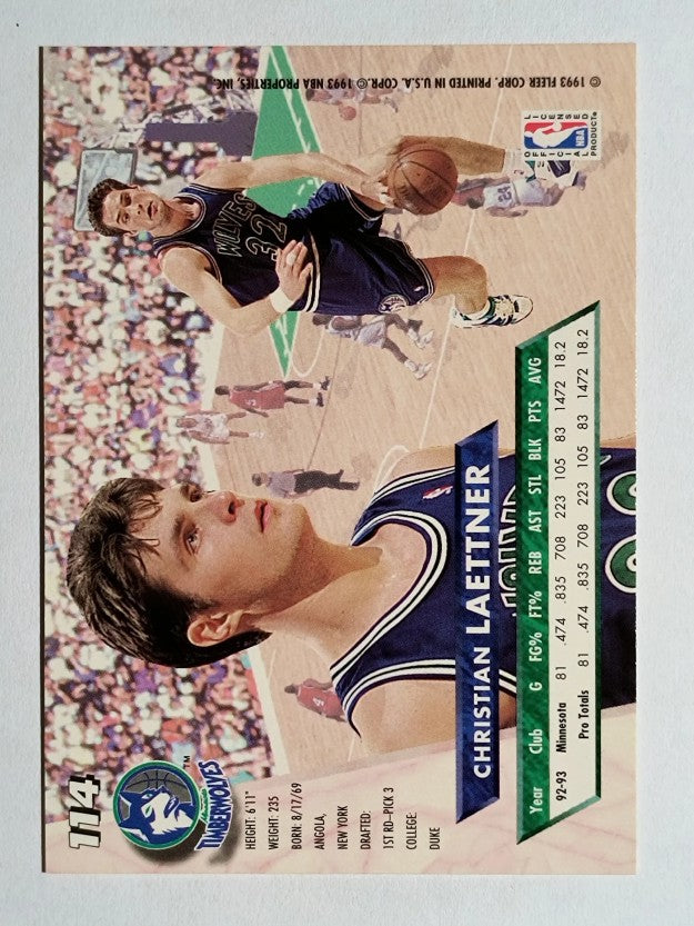 1993-94 Ultra #114 Christian Laettner