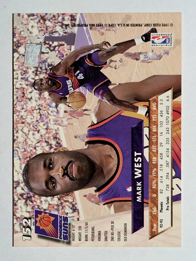 1993-94 Ultra #152 Mark West