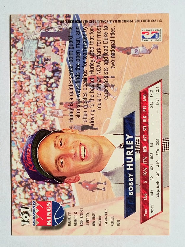 1993-94 Ultra #161 Bobby Hurley RC