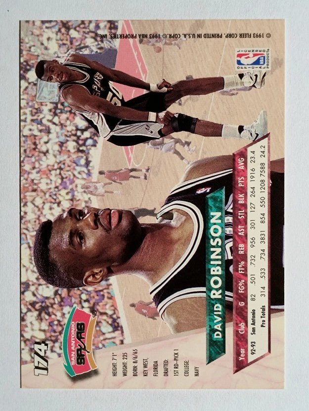 1993-94 Ultra #174 David Robinson (NM)