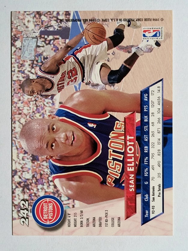 1993-94 Ultra #242 Sean Elliott