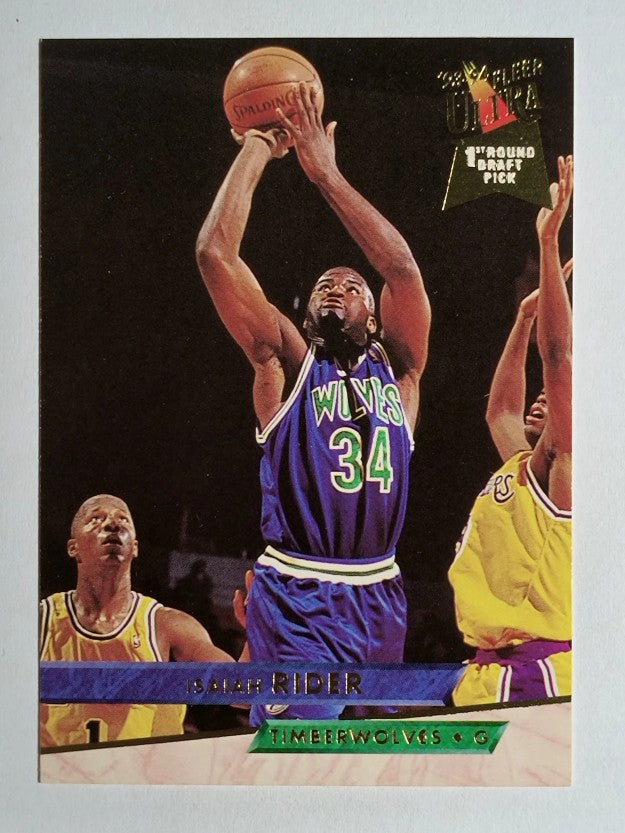 1993-94 Ultra #292 Isaiah Rider RC