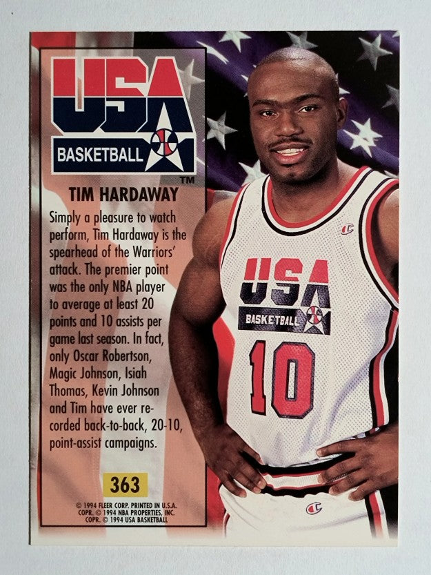 1993-94 Ultra #363 Tim Hardaway USA