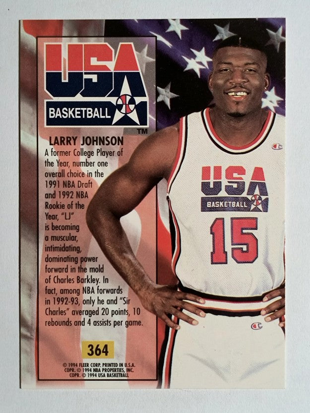 1993-94 Ultra #364 Larry Johnson USA