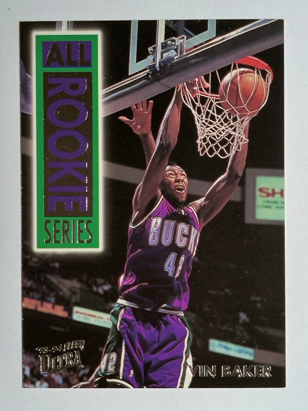1993-94 Ultra All-Rookie Series #1 Vin Baker (NM)