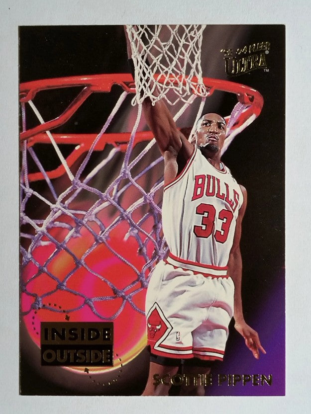 1993-94 Ultra Inside/Outside #7 Scottie Pippen (EXMT)