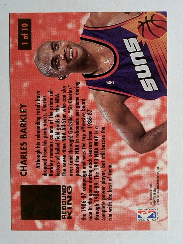 1993-94 Ultra Rebound Kings #1 Charles Barkley (NM)