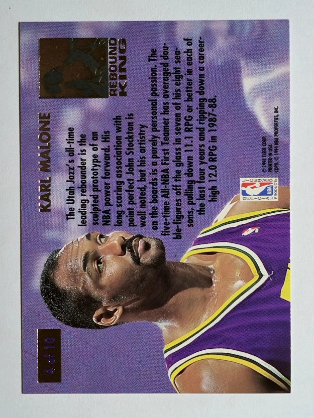 1993-94 Ultra Rebound Kings #4 Karl Malone
