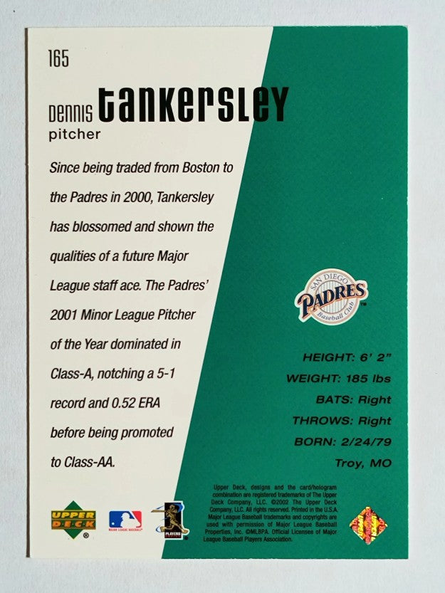 2002 Upper Deck Diamond Connection #165 Dennis Tankersley DC (NM)