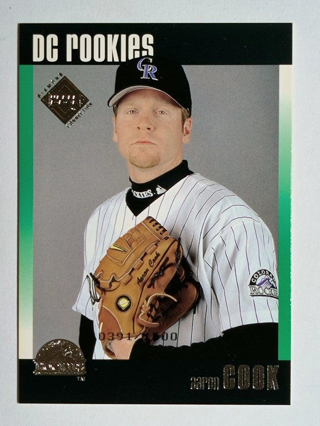2002 Upper Deck Diamond Connection #188 Aaron Cook DC RC (NM)