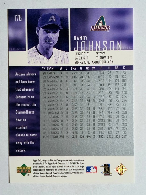 2004 Upper Deck #176 Randy Johnson