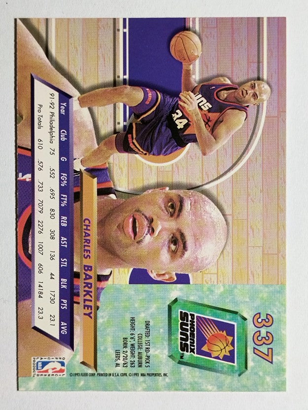 1992-93 Ultra #337 Charles Barkley