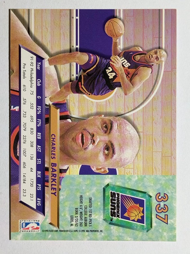 1992-93 Ultra #337 Charles Barkley
