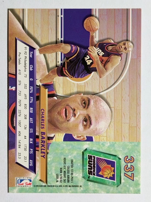 1992-93 Ultra #337 Charles Barkley