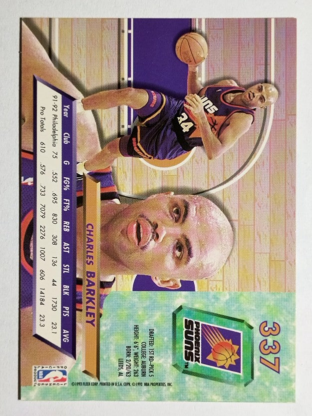 1992-93 Ultra #337 Charles Barkley