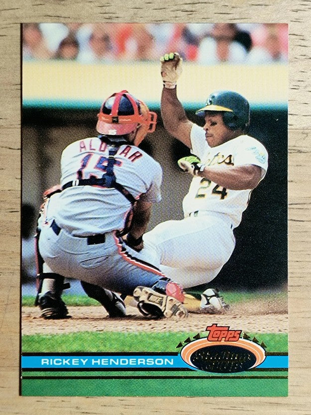 1991 Stadium Club #120 Rickey Henderson