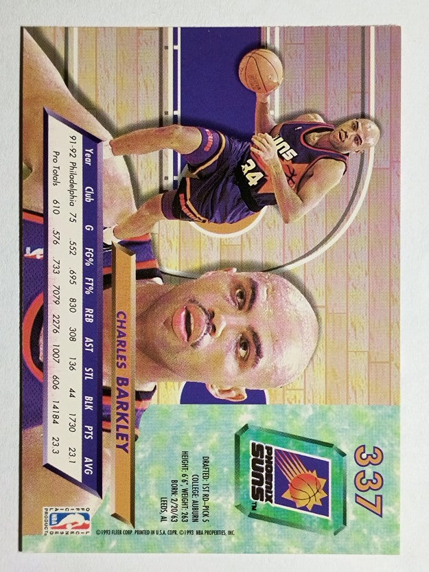1992-93 Ultra #337 Charles Barkley