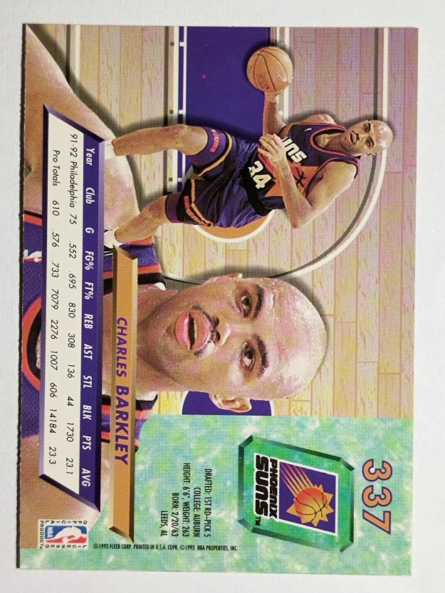 1992-93 Ultra #337 Charles Barkley