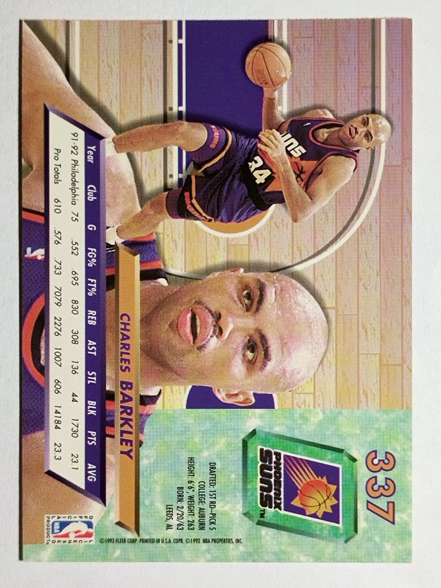 1992-93 Ultra #337 Charles Barkley