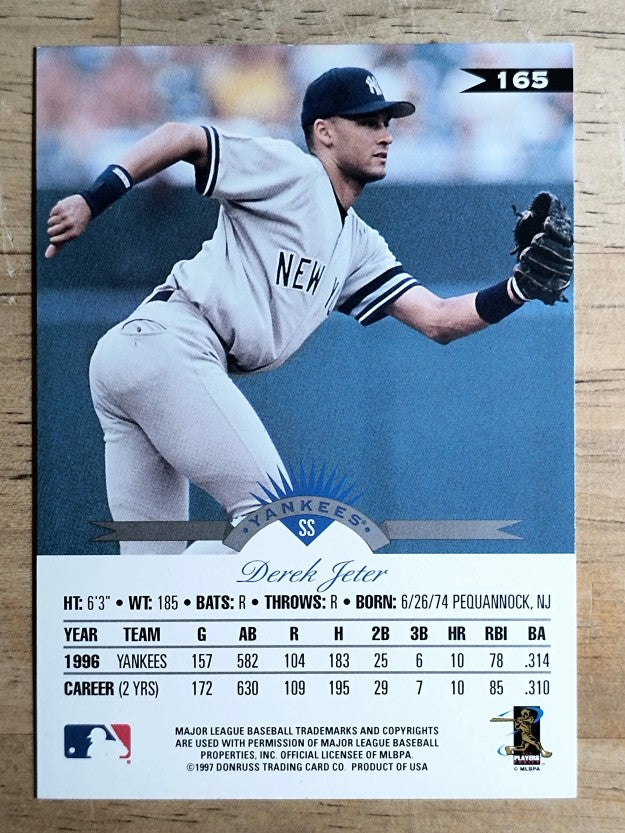 1997 Leaf #165 Derek Jeter