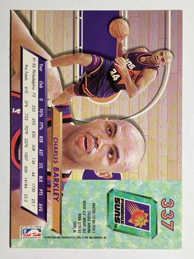 1992-93 Ultra #337 Charles Barkley