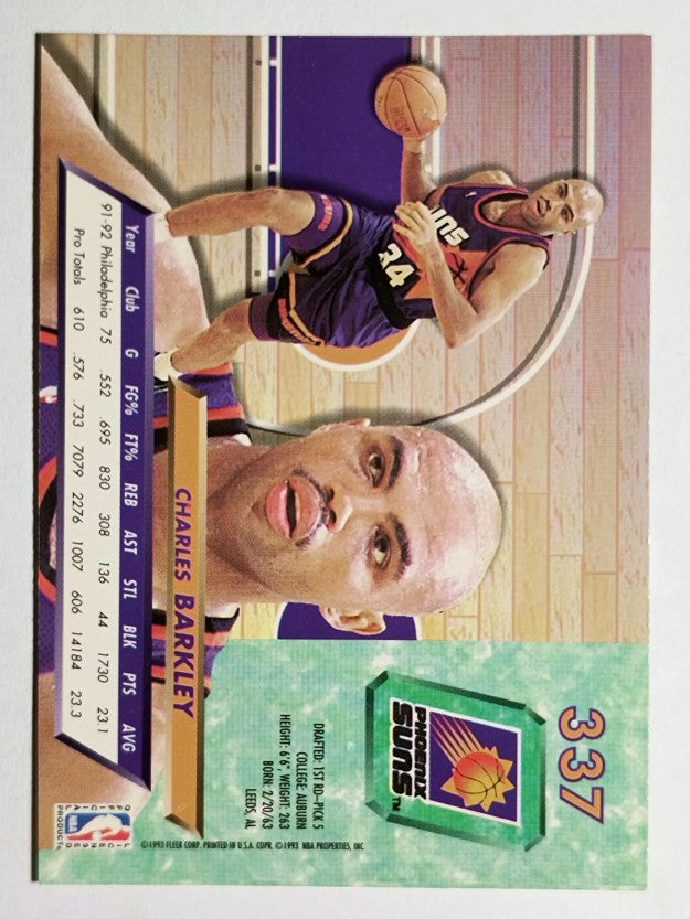 1992-93 Ultra #337 Charles Barkley