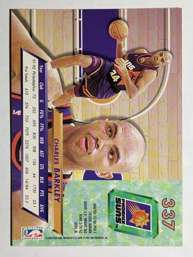 1992-93 Ultra #337 Charles Barkley