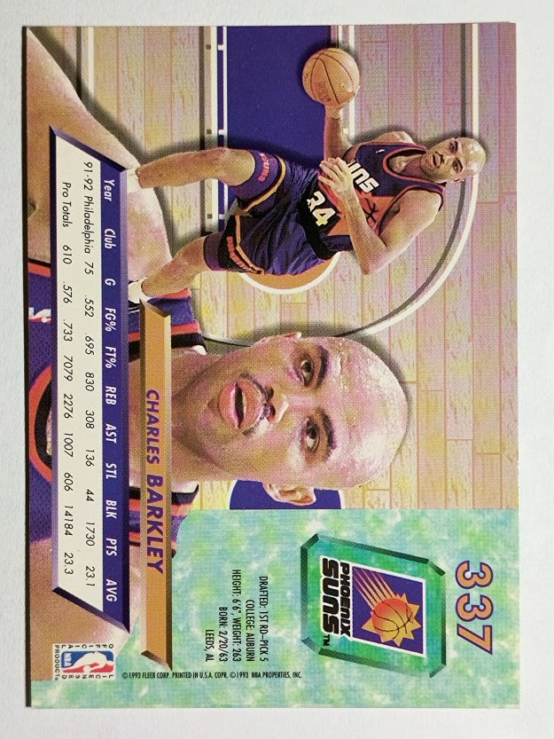 1992-93 Ultra #337 Charles Barkley