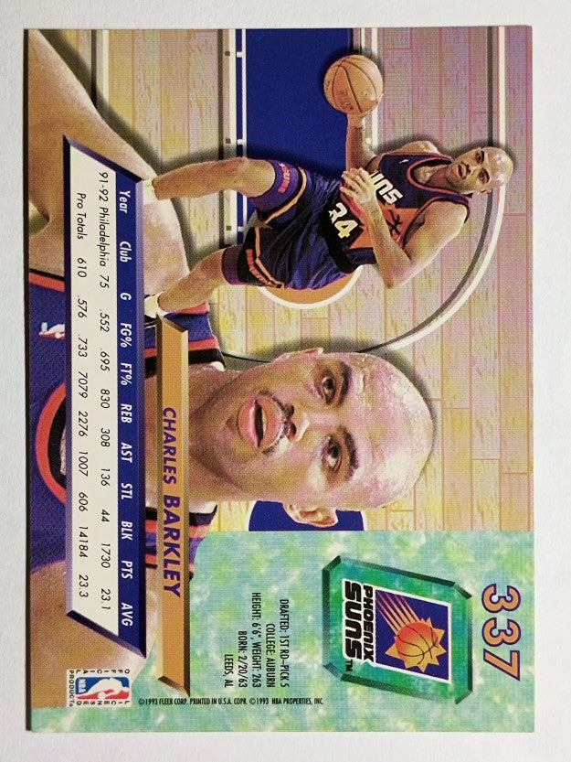 1992-93 Ultra #337 Charles Barkley