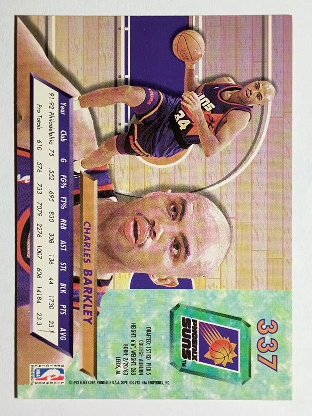 1992-93 Ultra #337 Charles Barkley