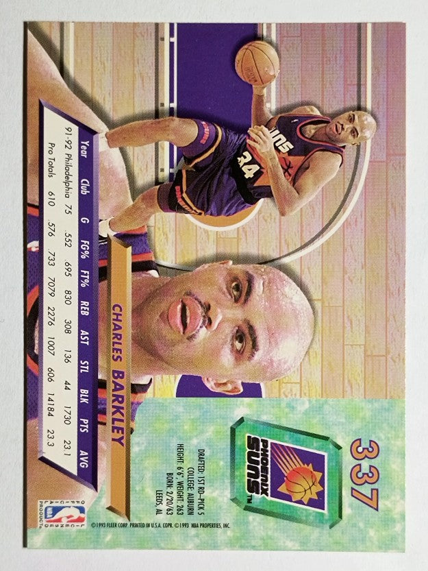 1992-93 Ultra #337 Charles Barkley