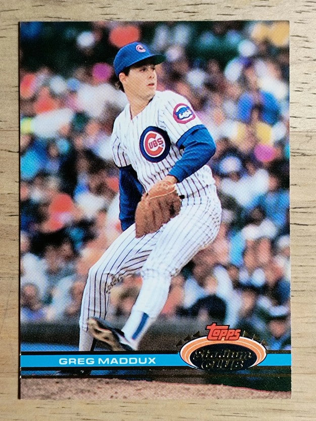 1991 Stadium Club #126 Greg Maddux