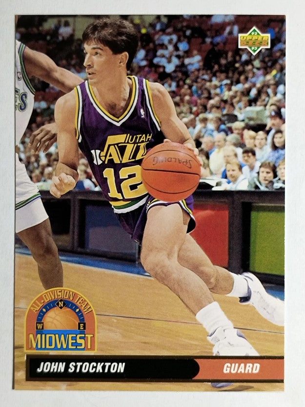1992-93 Upper Deck All-Division #AD14 John Stockton