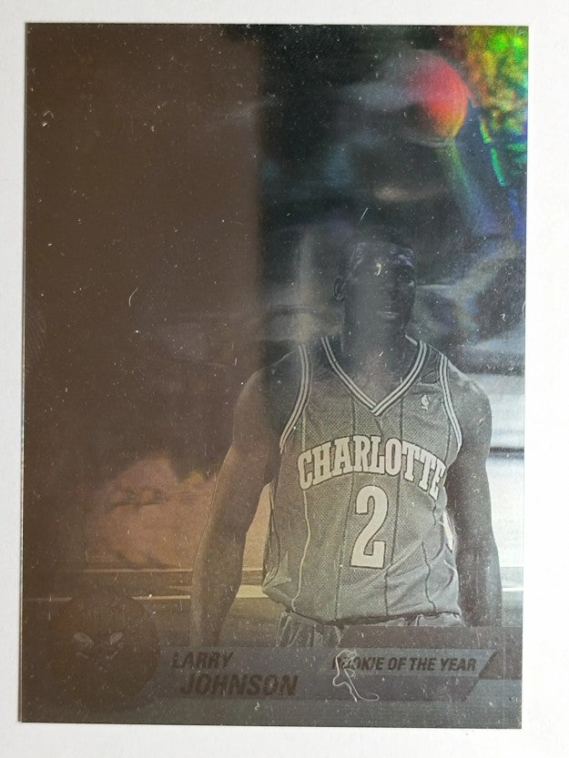 1992-93 Upper Deck Award Winner Holograms #AW5 Larry Johnson/Rookie of the Year