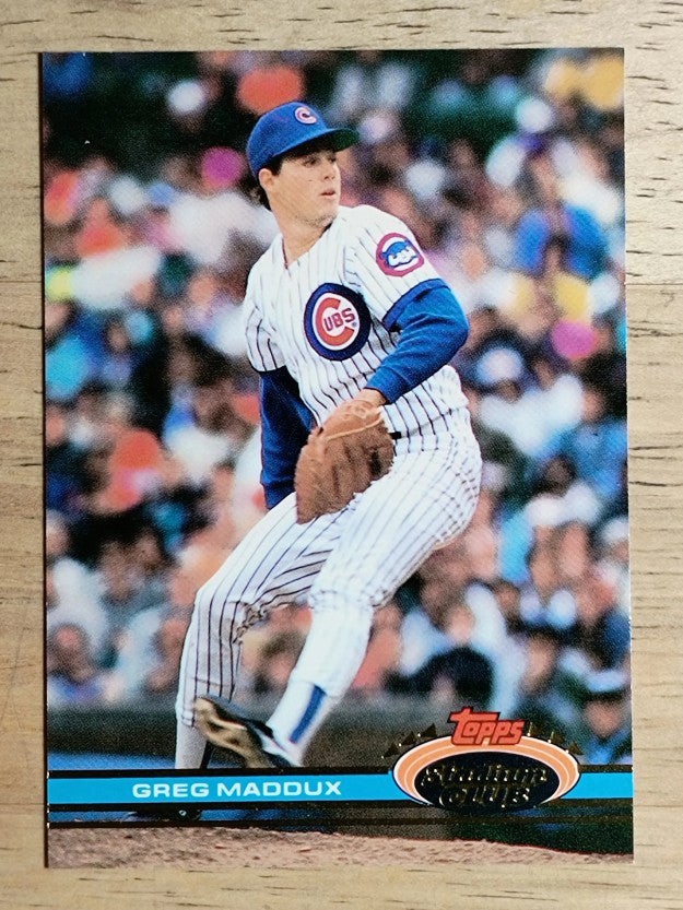 1991 Stadium Club #126 Greg Maddux
