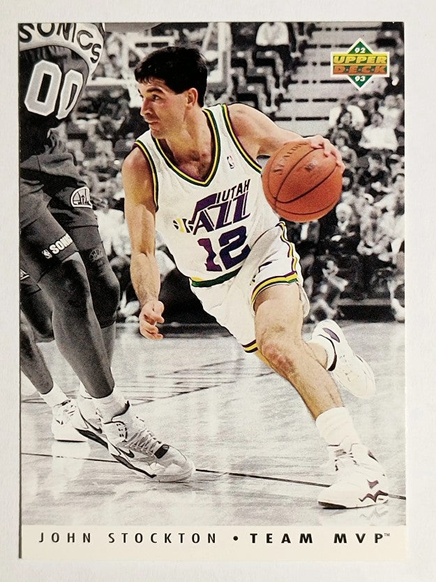1992-93 Upper Deck Team MVPs #TM27 John Stockton