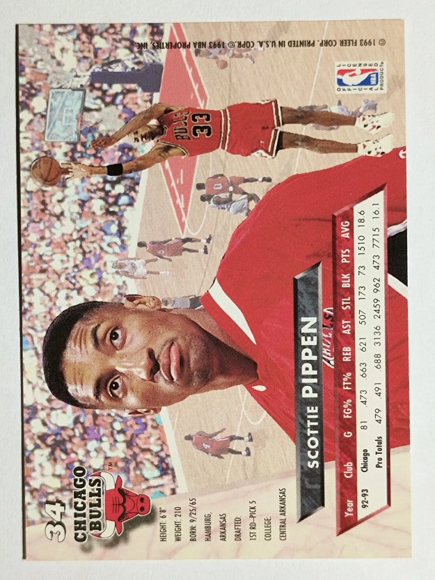 1993-94 Ultra #34 Scottie Pippen