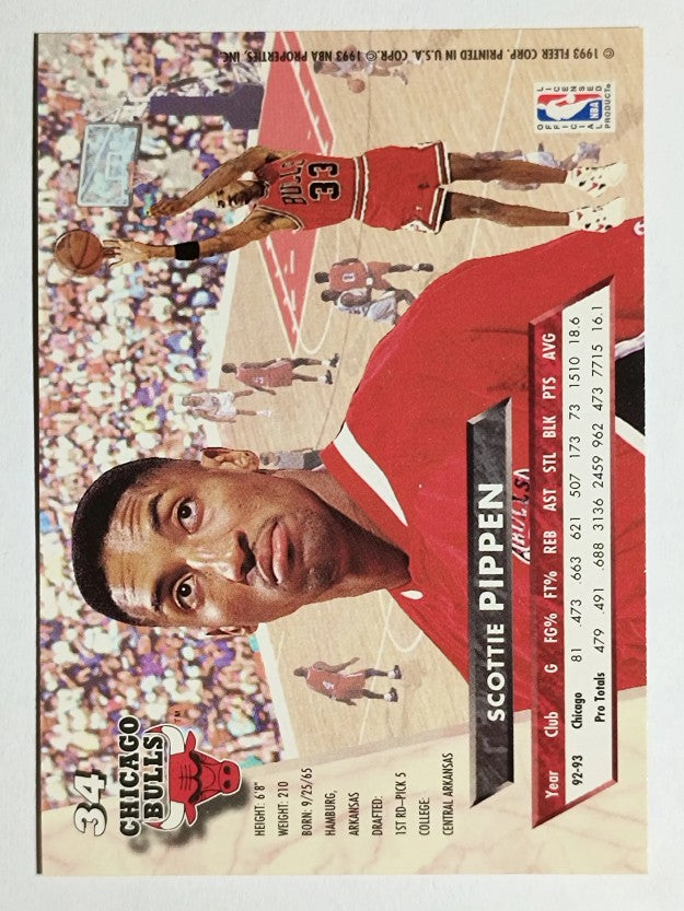 1993-94 Ultra #34 Scottie Pippen