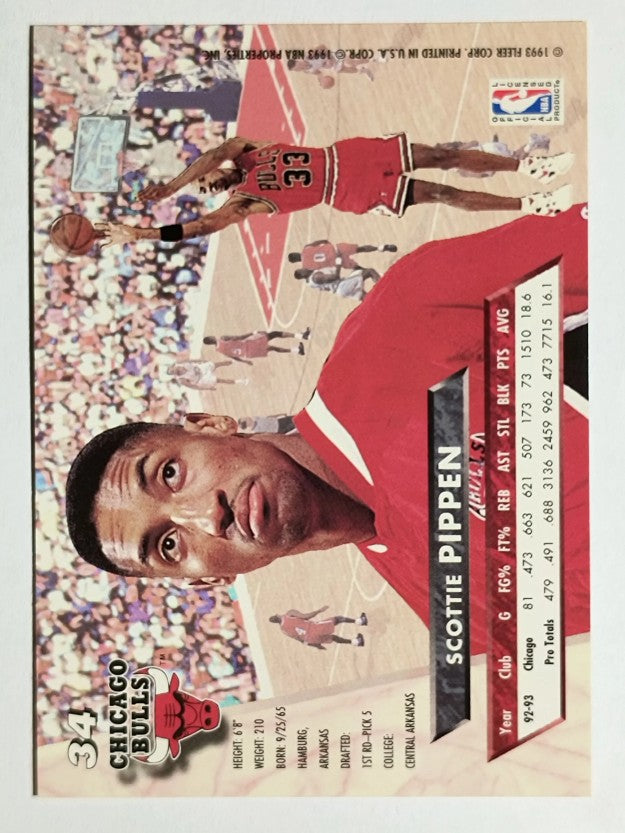 1993-94 Ultra #34 Scottie Pippen