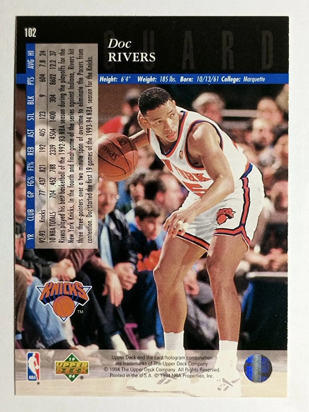 1993-94 Upper Deck SE #102 Doc Rivers