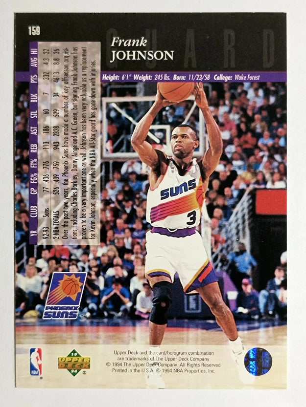 1993-94 Upper Deck SE #159 Frank Johnson