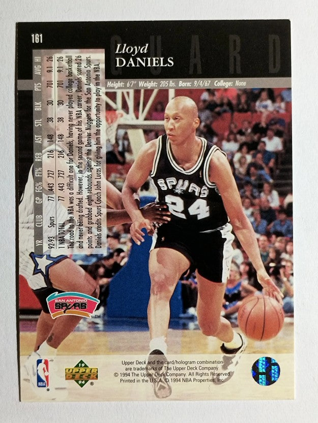 1993-94 Upper Deck SE #161 Lloyd Daniels