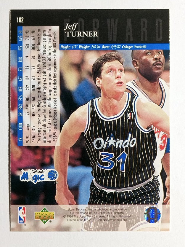 1993-94 Upper Deck SE #162 Jeff Turner