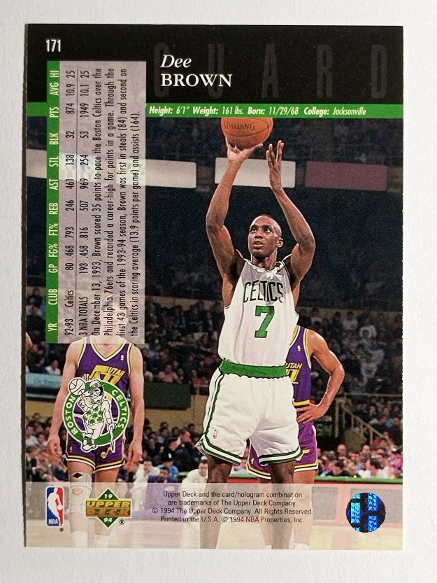 1993-94 Upper Deck SE #171 Dee Brown