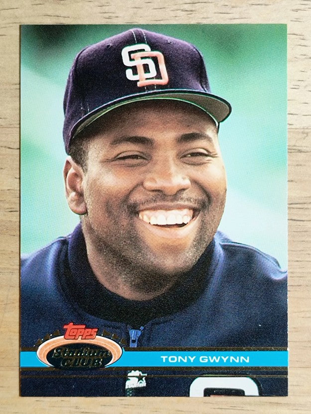 1991 Stadium Club #308 Tony Gwynn